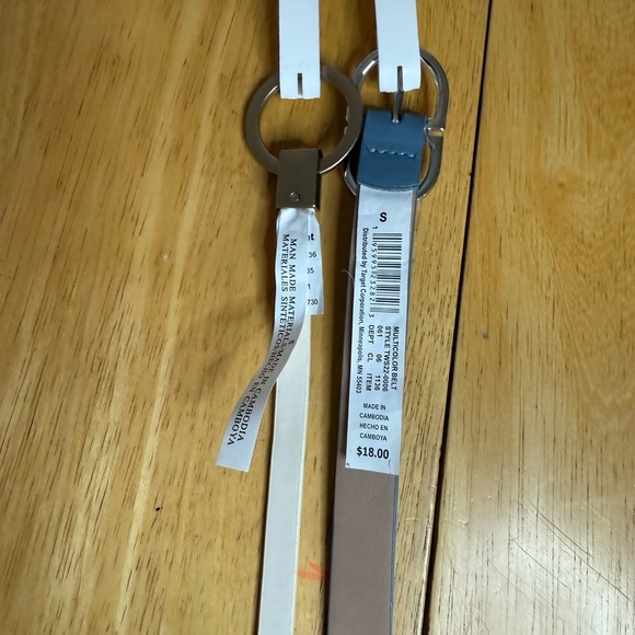 NWT A New Day Belt Two Pieces White And Blue Size Small - Picture 4 of 5